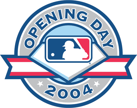 MLB Opening Day 2004 Primary Logo iron on transfers for clothing